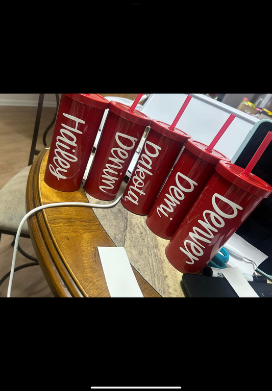 Plastic tumblers